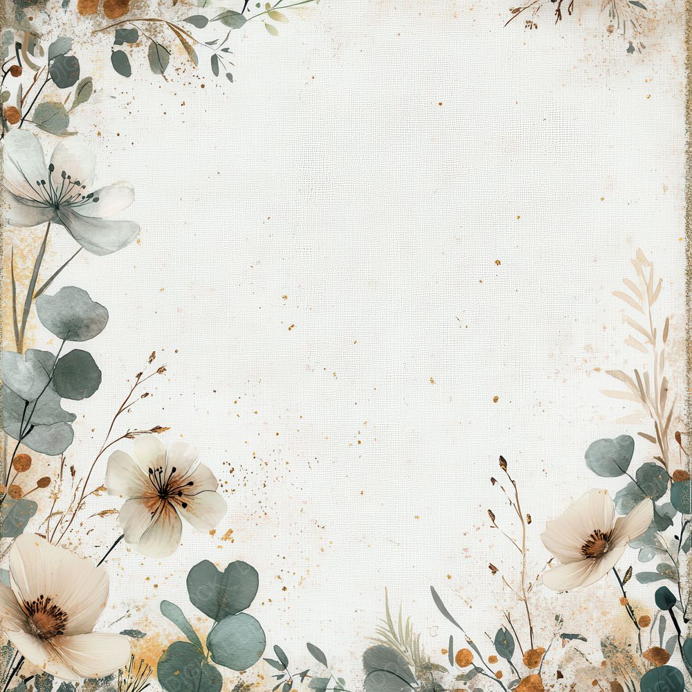 Boho Bloom Digital Paper Pack (DDD000384)