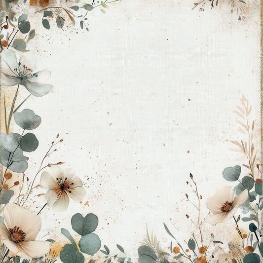 Boho Bloom Digital Paper Pack (DDD000384)
