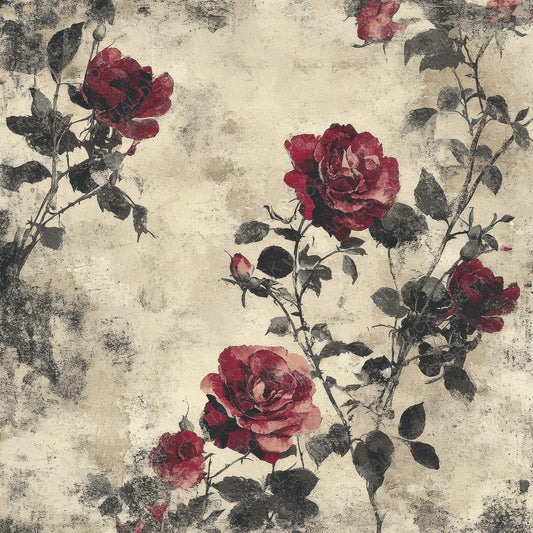 Bold Brush Florals Digital Paper Pack (DDD000387)