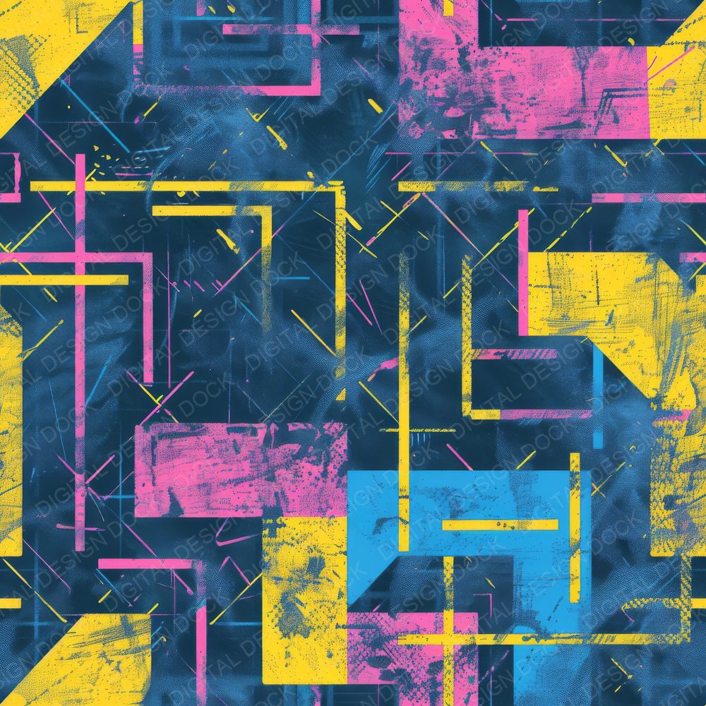 Classic 80s Seamless Pattern Digital Paper Pack (DDD000412)