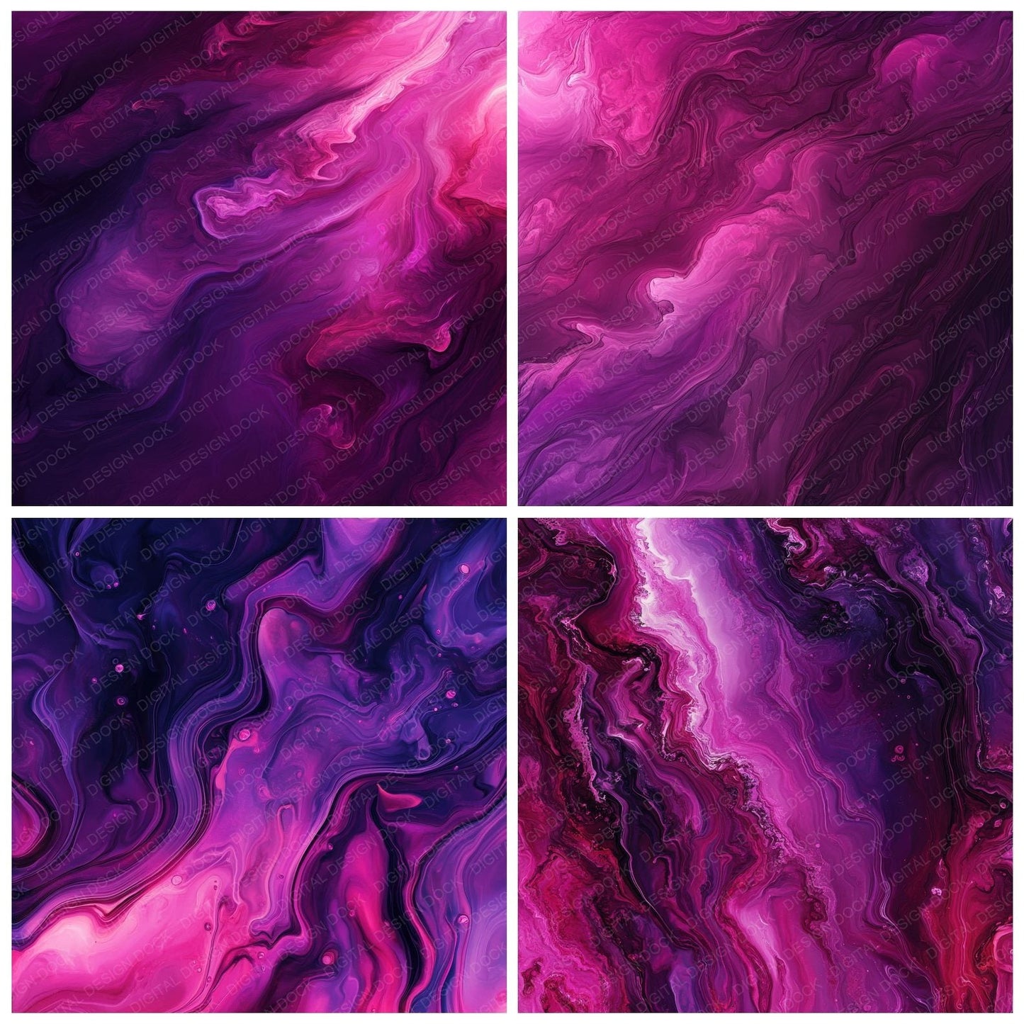 Cosmic Magenta Ink Digital Paper Pack (DDD000422)