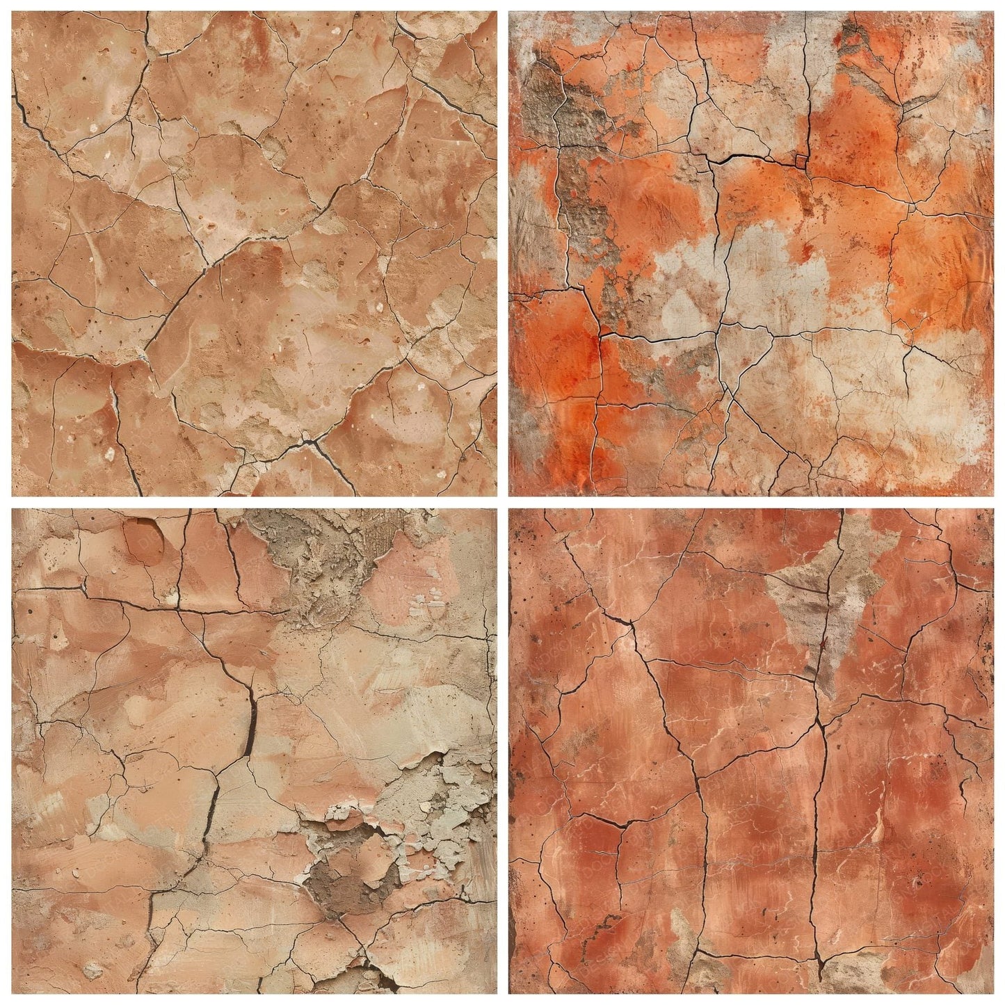 Cracked Clay Earth Digital Paper Pack (DDD000427)