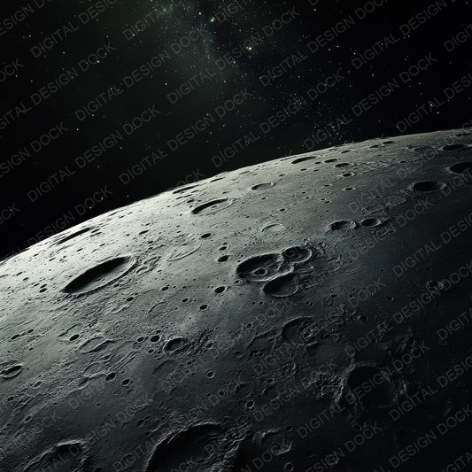 Cratered Moon Horizon Digital Paper Pack (DDD000431)