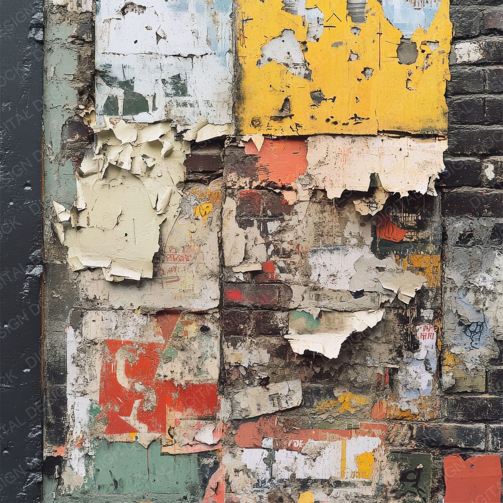 Crumbling Urban Graffiti Digital Paper Pack (DDD000437)