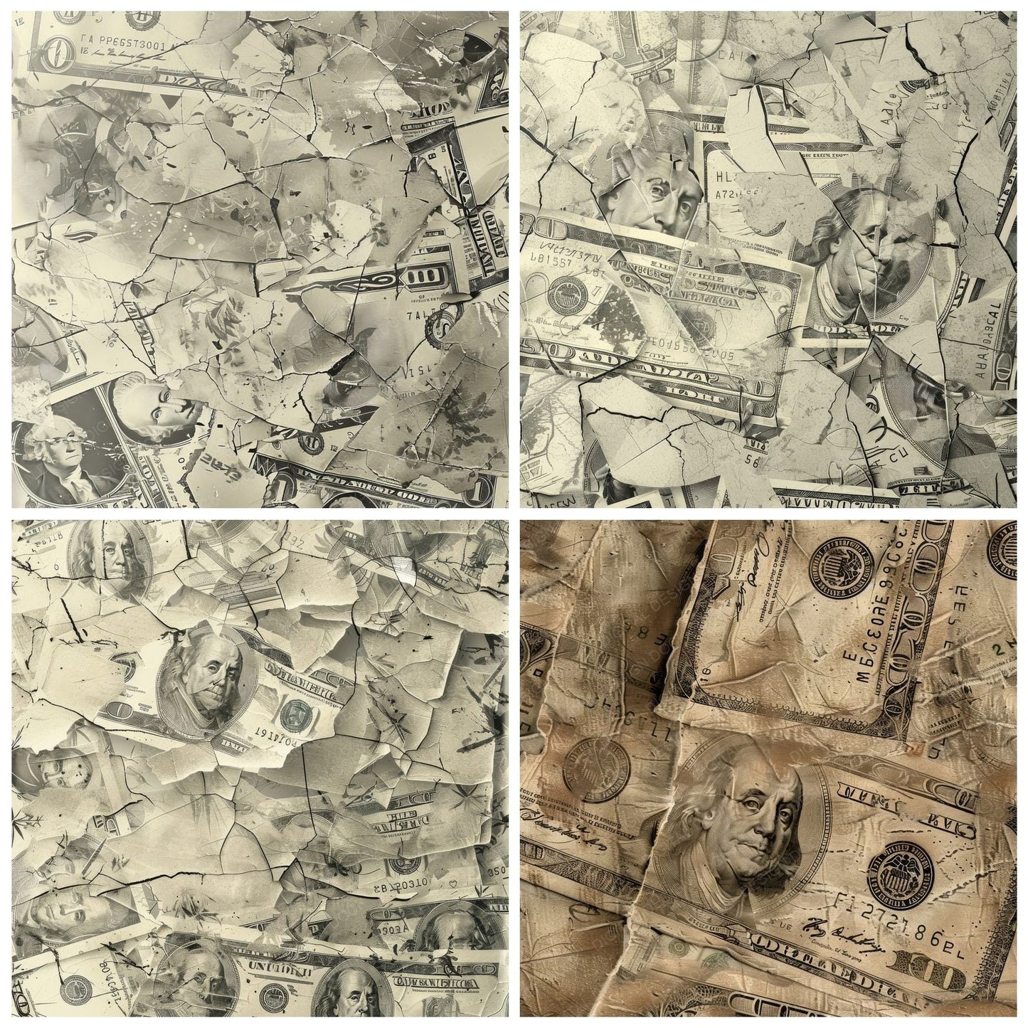 Dollar Bills Digital Paper Pack (DDD000466)