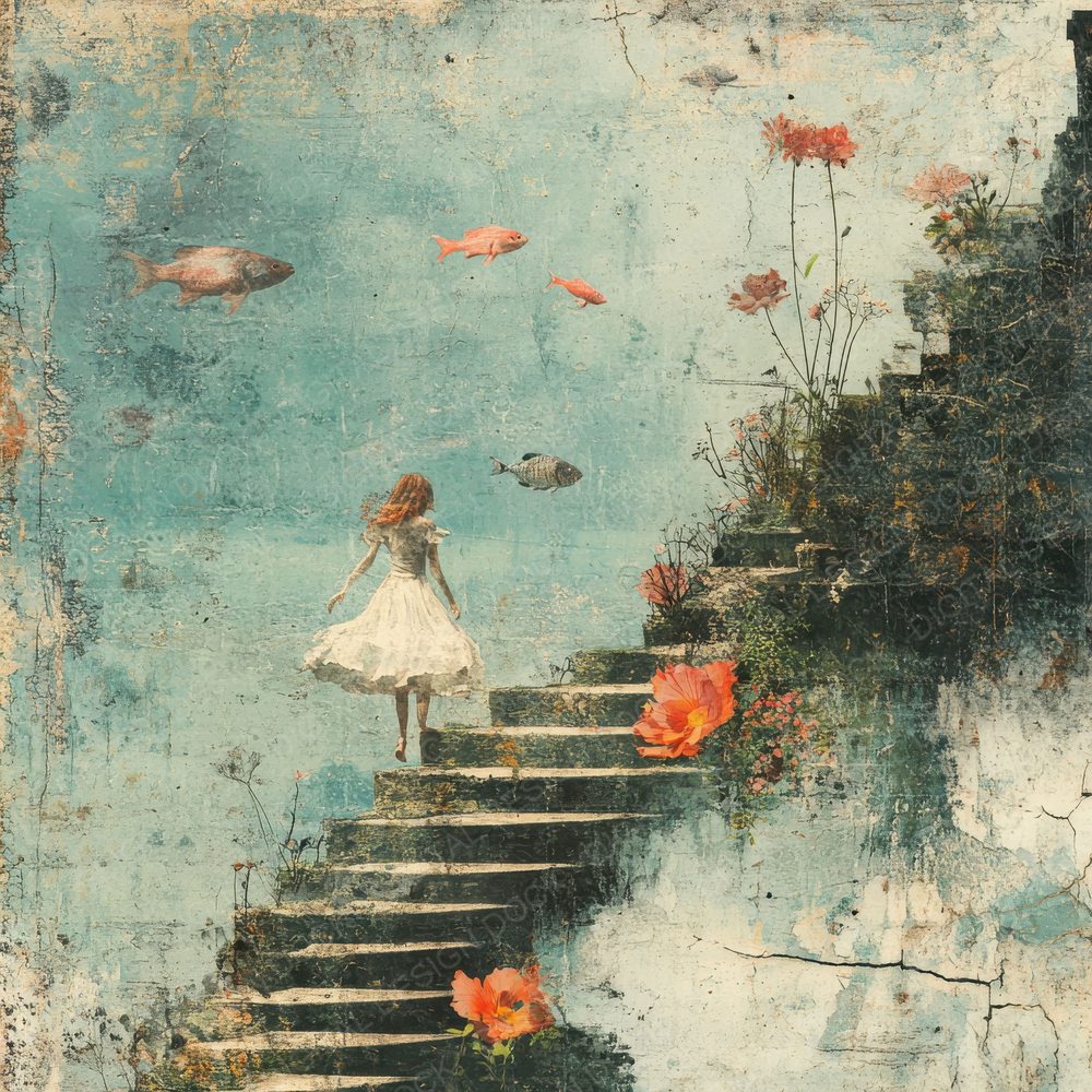 Dream Stairs in Sky Digital Paper Pack (DDD000467)