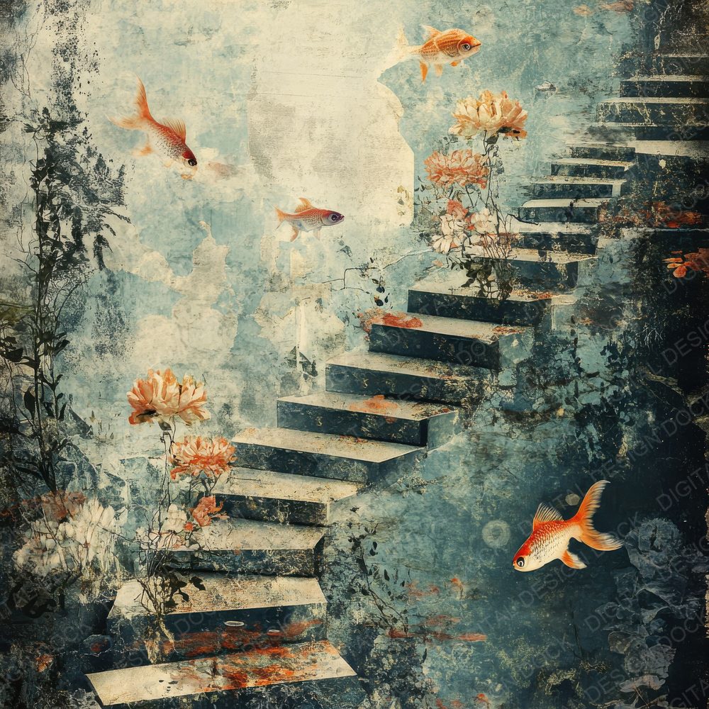 Dream Stairs in Sky Digital Paper Pack (DDD000467)