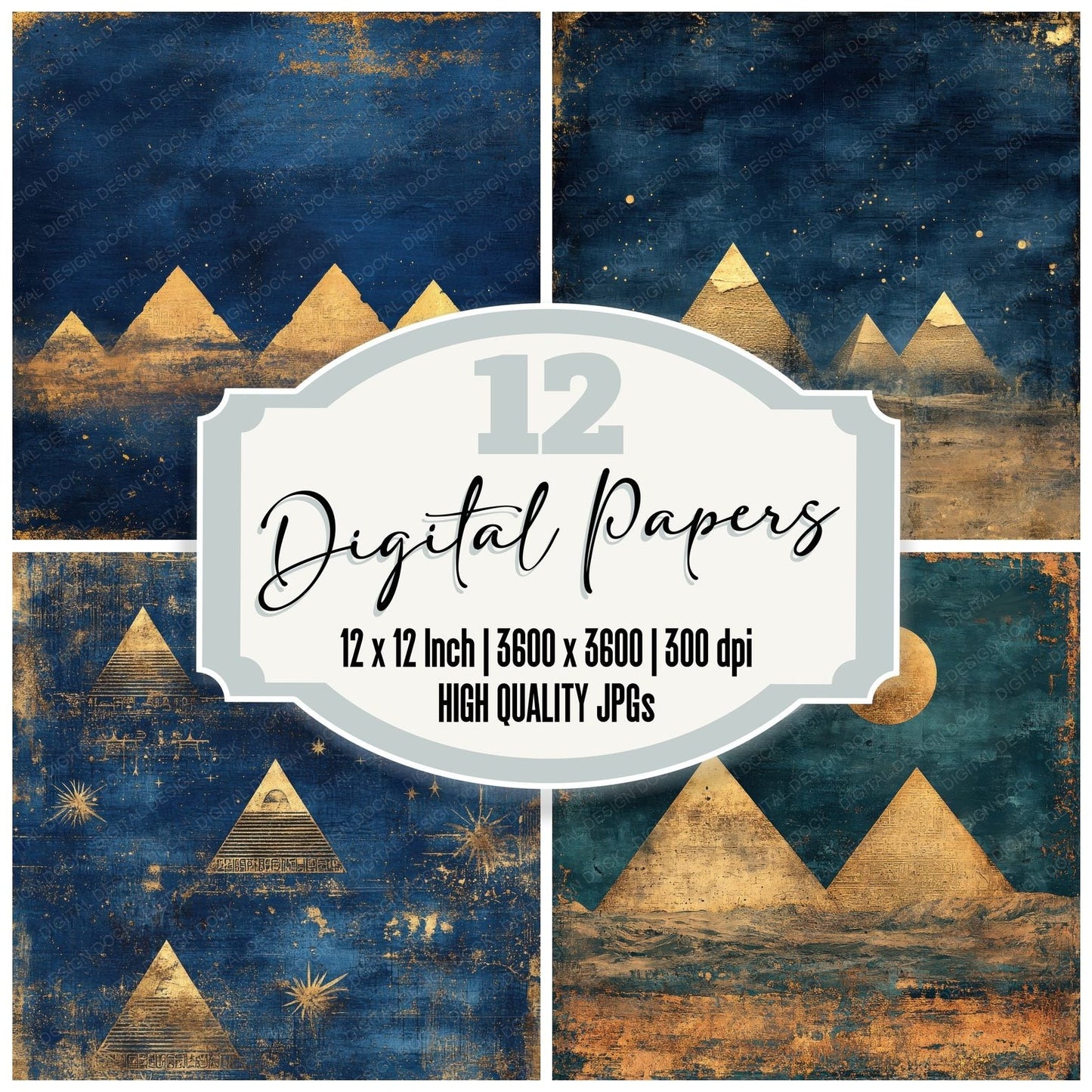 Egypt Relic Digital Paper Pack (DDD000479)