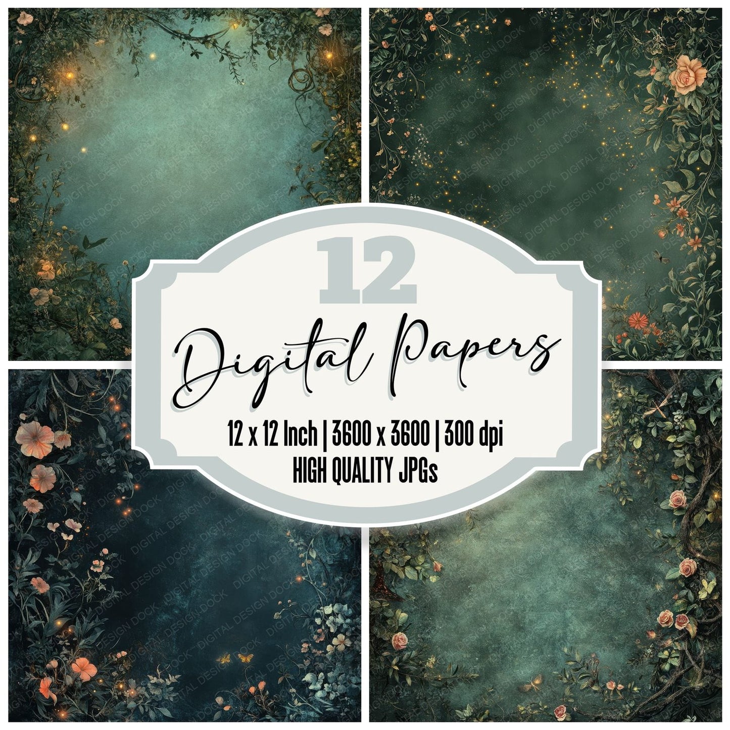 Enchanted Flora Digital Paper Pack (DDD000485)