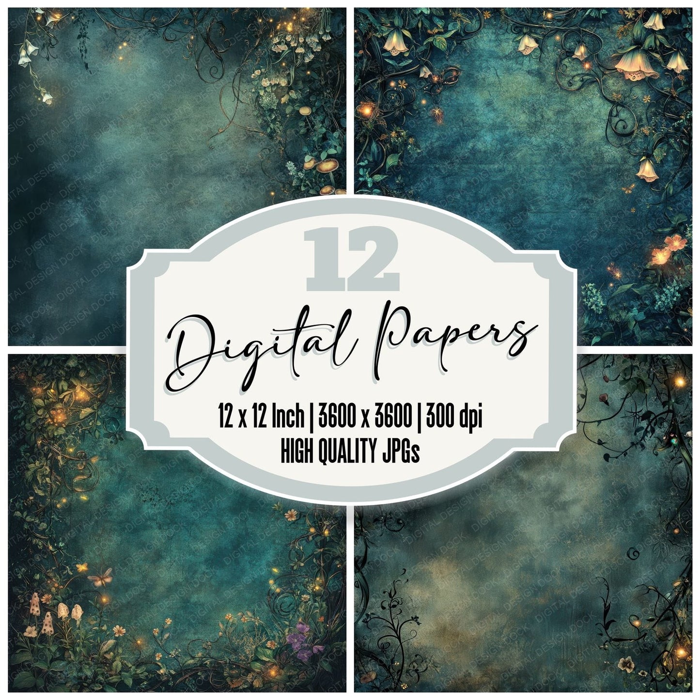 Enchanted Thicket Digital Paper Pack (DDD000487)