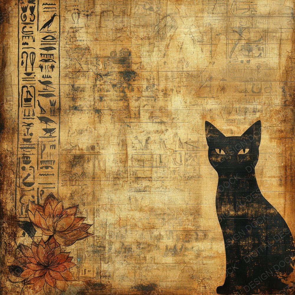 Faded Papyrus Relics Digital Paper Pack (DDD000498)