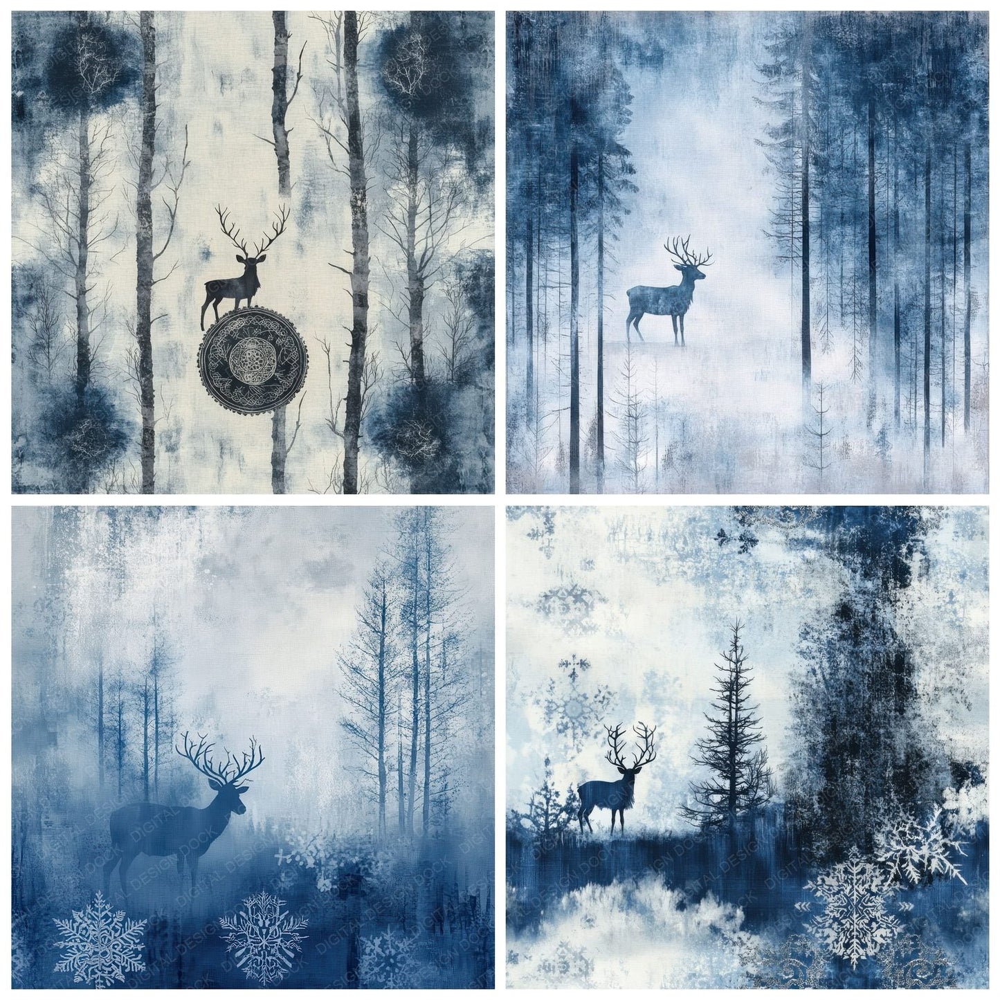 Finland Frost Digital Paper Pack (DDD000510)