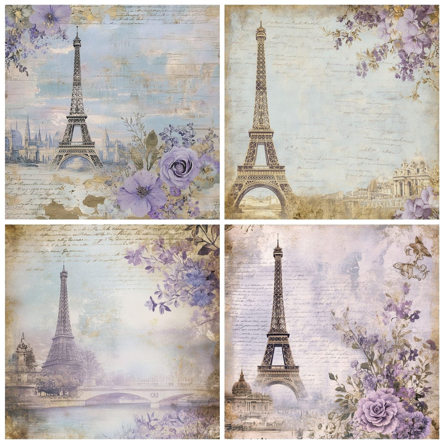 France Charm Digital Paper Pack (DDD000519)
