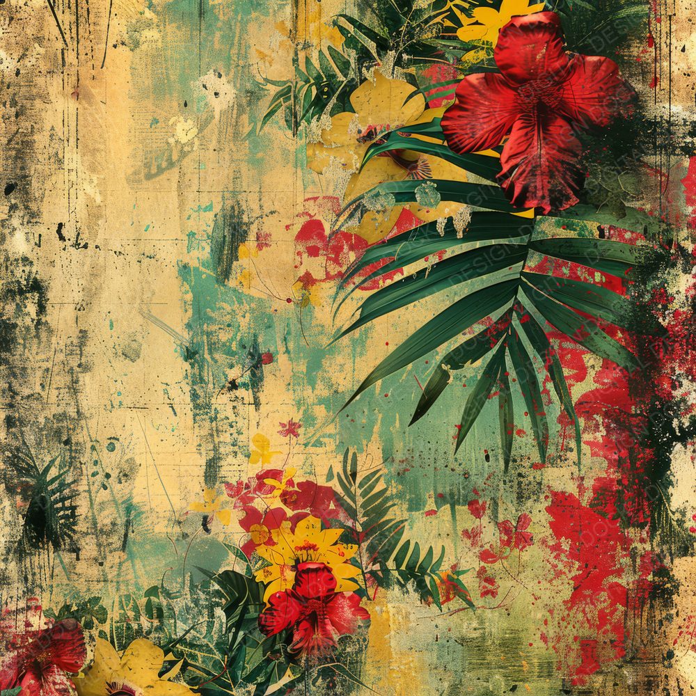 Frida Kahlo Inspired Background Digital Paper Pack (DDD000521)