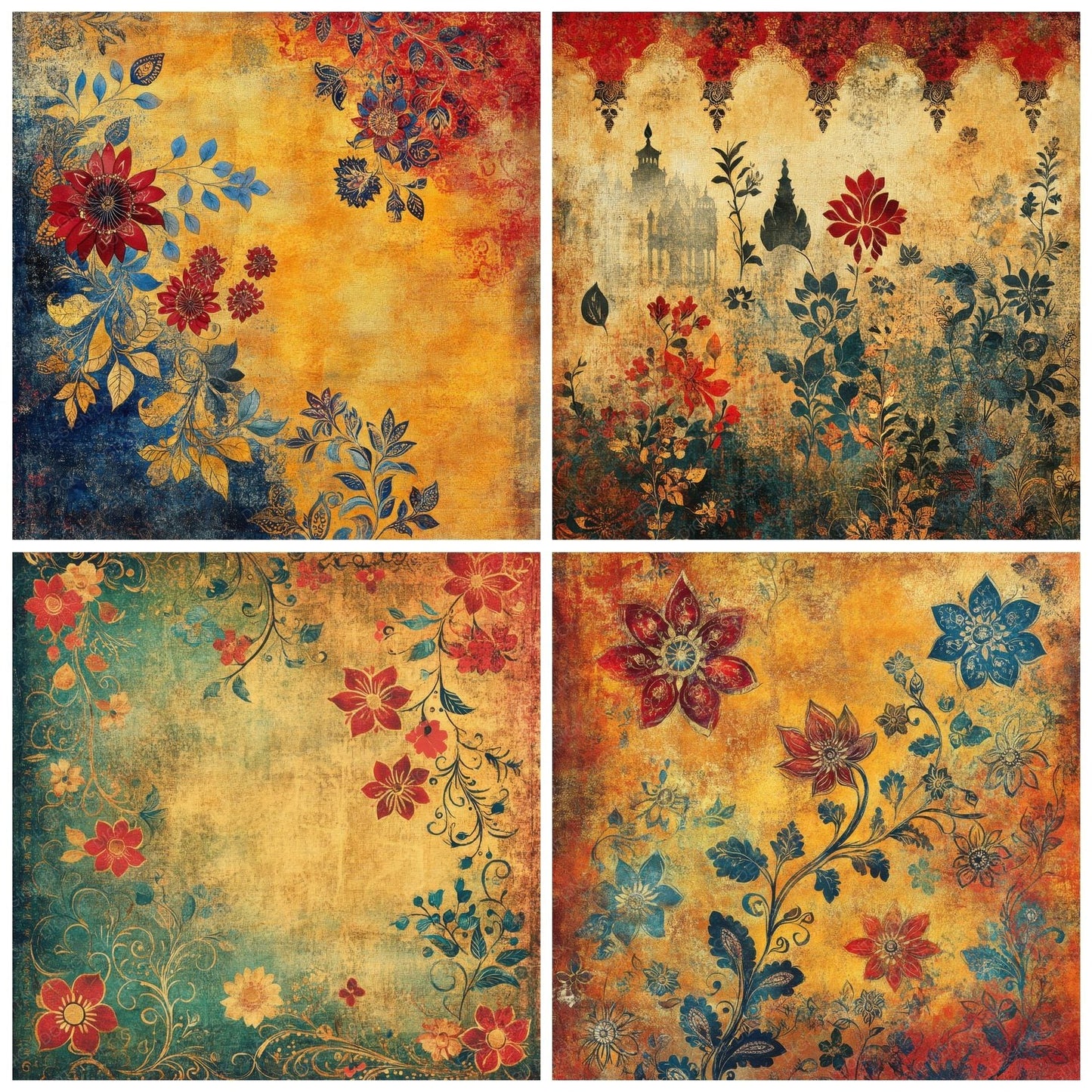 India Luxe Background Digital Paper Pack (DDD000561)
