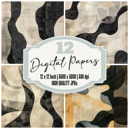 Matisse Ink Layer Background Digital Paper Pack (DDD000594)