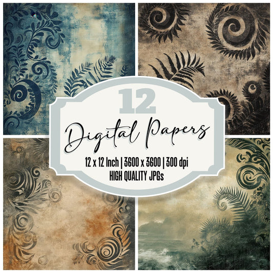New Zealand Spirit Background Digital Paper Pack (DDD000643)