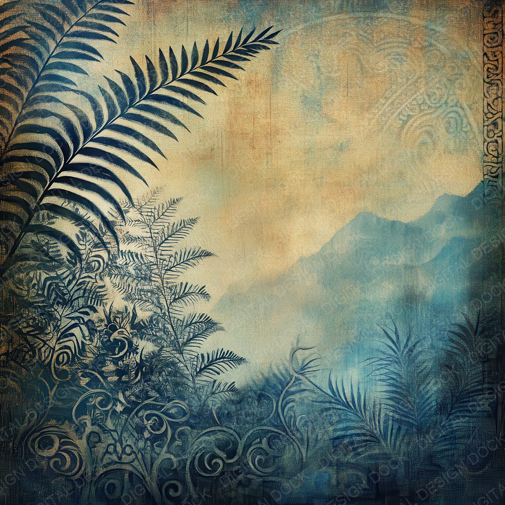 New Zealand Spirit Background Digital Paper Pack (DDD000643)
