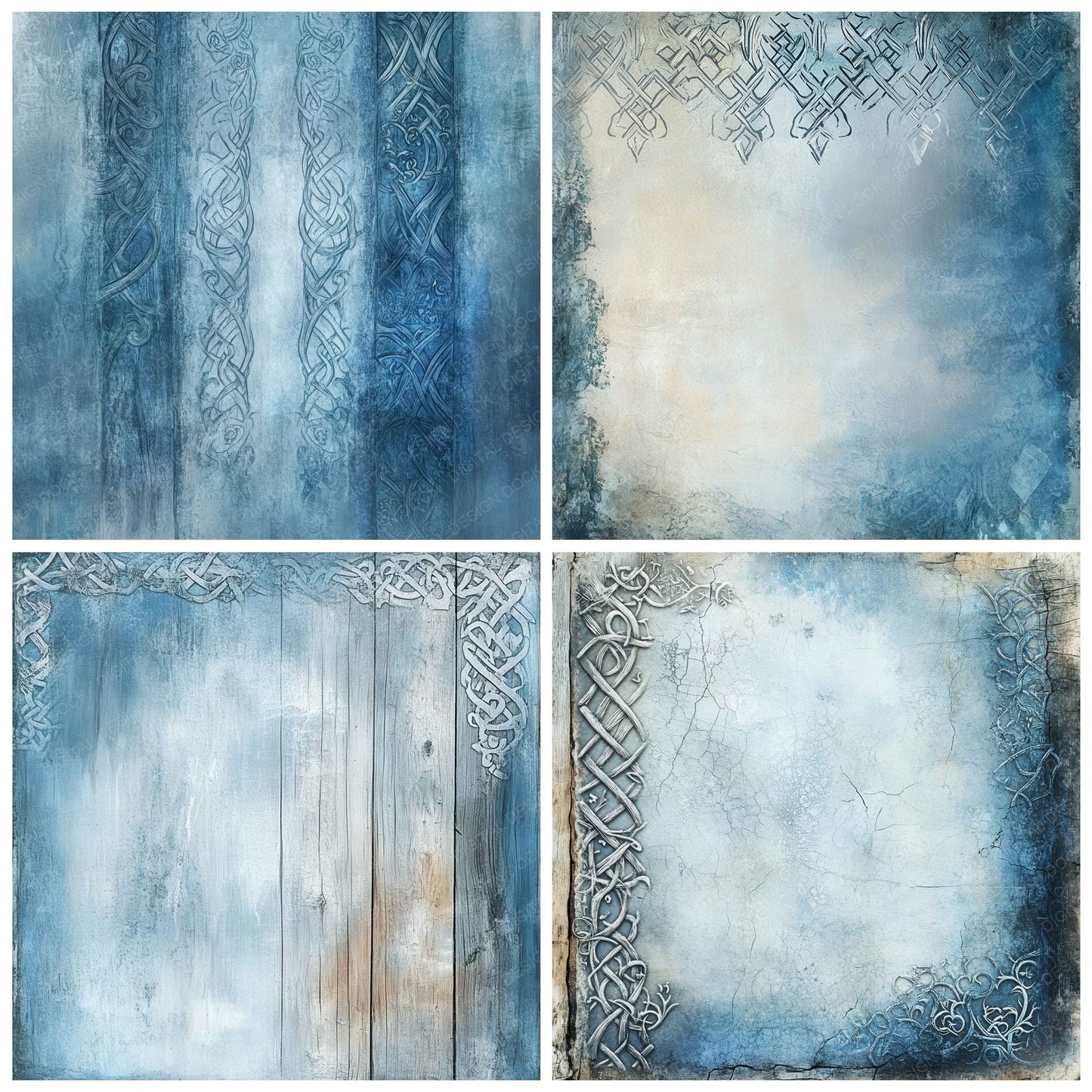 Nordic Saga Background Digital Paper Pack (DDD000645)