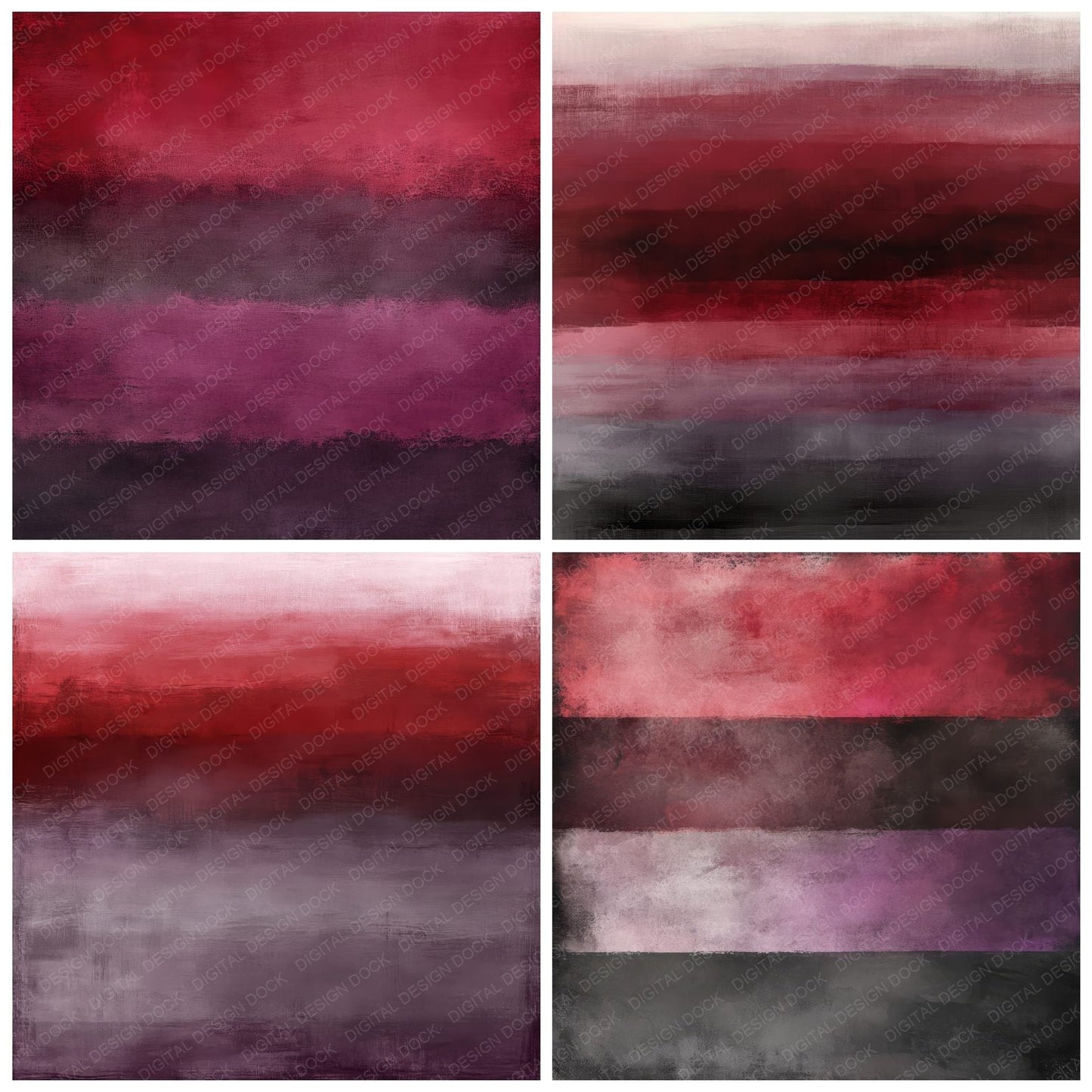 Rothko Inspired Background Digital Paper Pack (DDD000708)