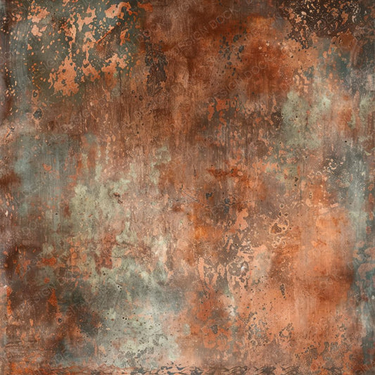 Rusted Metal Floral Background Digital Paper Pack (DDD000716)