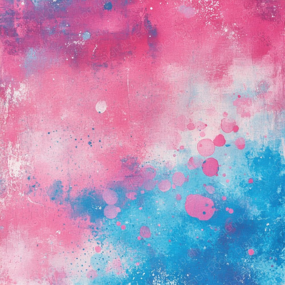 Bubblegum Pop Splatters Background Digital Paper Pack (DDD000731)