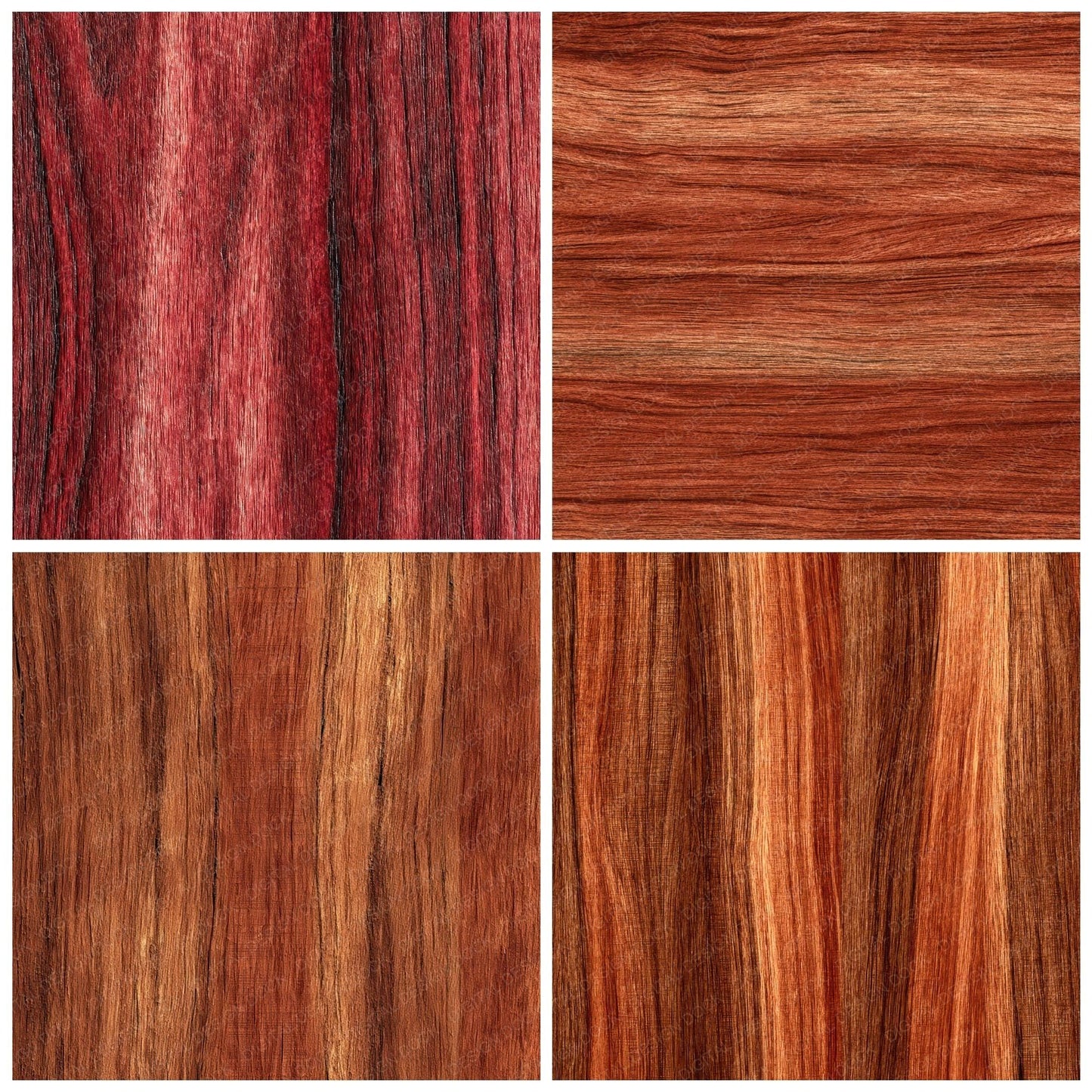 Bubinga Red Brown Fine Grain Digital Paper Pack (DDD000733)
