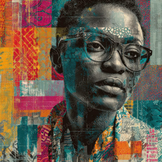 Butler Textile Portrait Kente Block Digital Paper Pack (DDD000755)