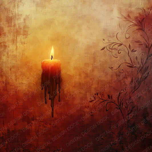 Candle Wax Glow Digital Paper Pack (DDD000784)