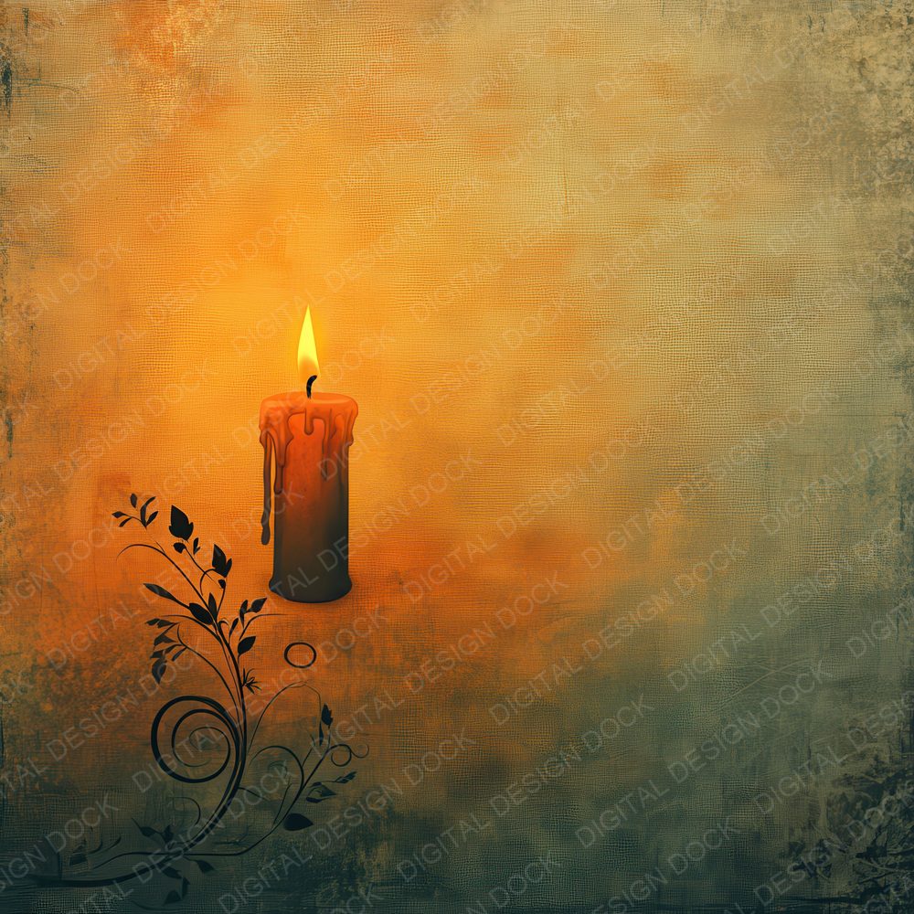 Candle Wax Glow Digital Paper Pack (DDD000784)