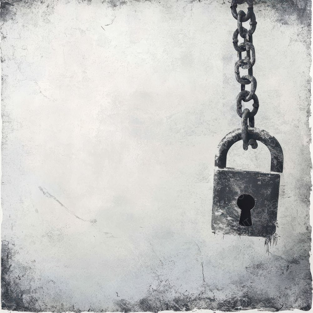 Chain Lock Minimalist Digital Paper Pack (DDD000846)