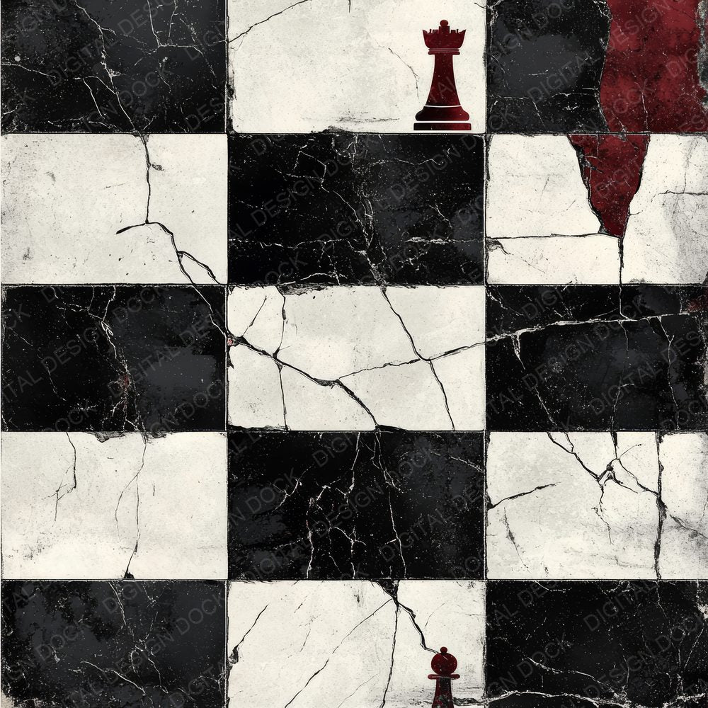 Checkerboard Chess Digital Paper Pack (DDD000890)