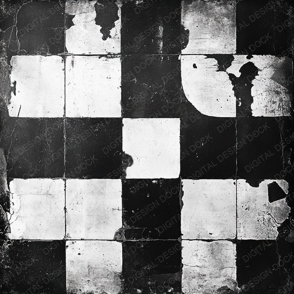 Checkerboard Distress Digital Paper Pack (DDD000891)