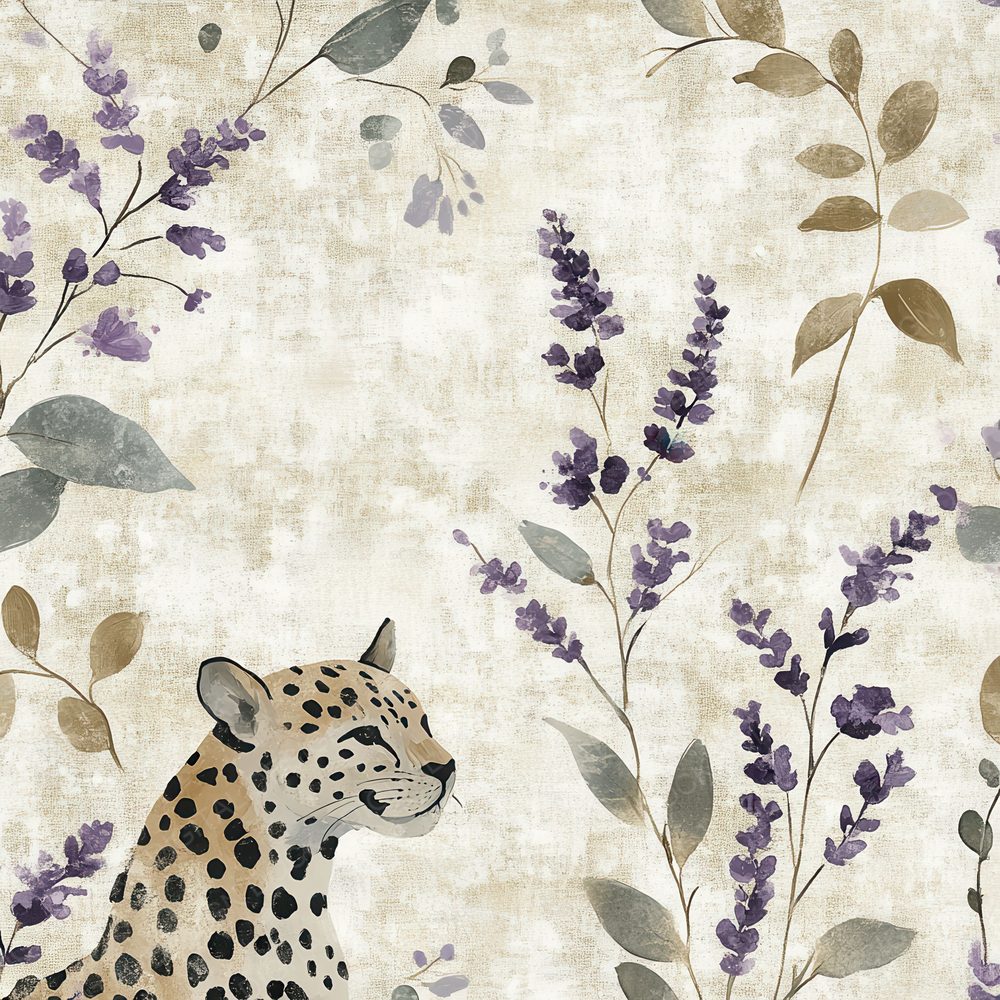 Cheetah Lavender Soft Digital Paper Pack (DDD000893)