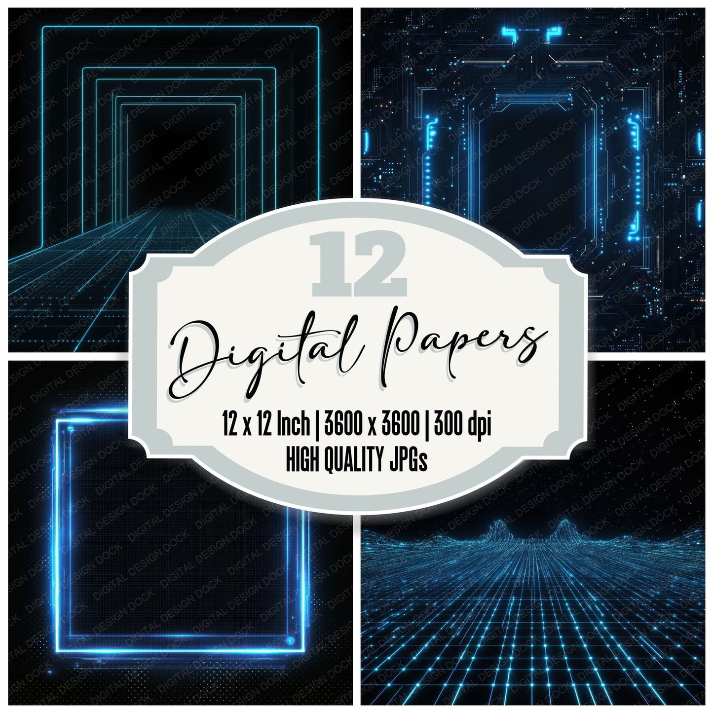 Circuit Frame Interface Digital Paper Pack (DDD000964)