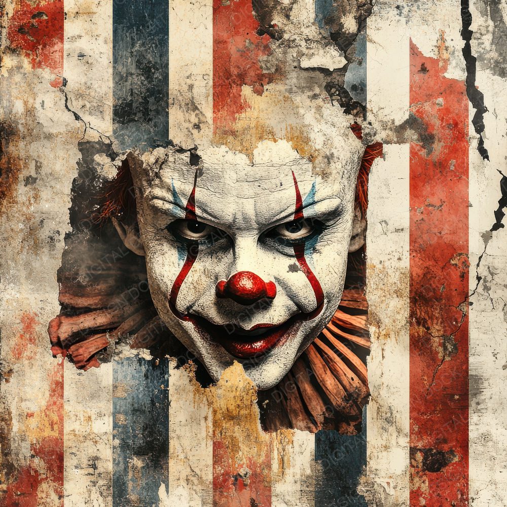 Circus Poster Fade Digital Paper Pack (DDD000966)