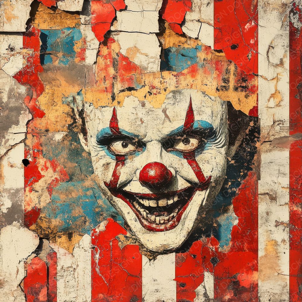 Circus Poster Fade Digital Paper Pack (DDD000966)