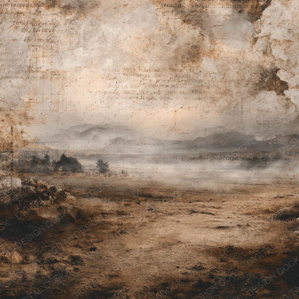 Civil War Map Flag Smoke Digital Paper Pack (DDD000970)