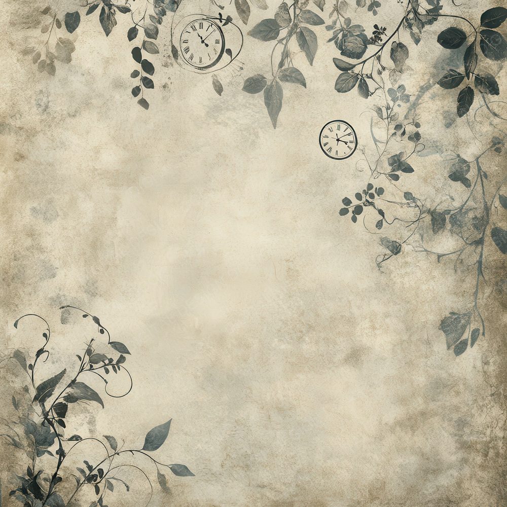 Clock Leaf Time Fade Digital Paper Pack (DDD000991)