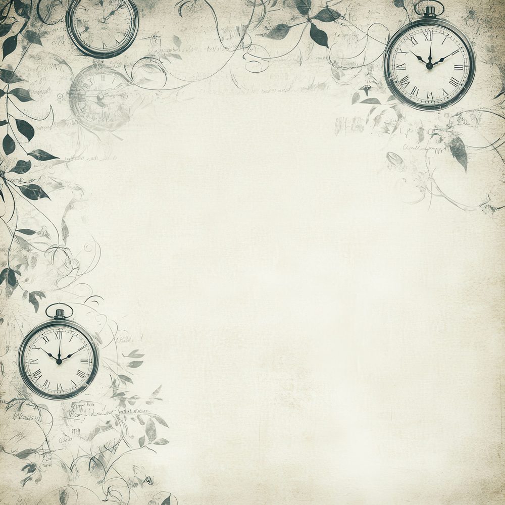 Clock Leaf Time Fade Digital Paper Pack (DDD000991)