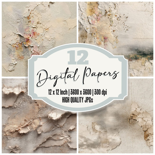 Cloud Thread Stitch Pale Drift Digital Paper Pack (DDD000996)