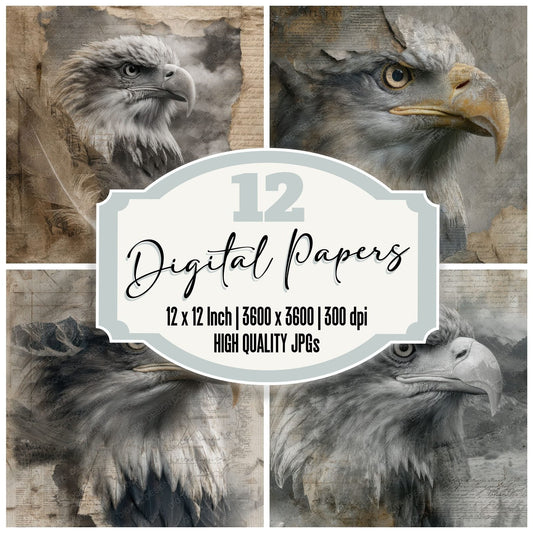 Collage Eagle Mountain Region Digital Paper Pack (DDD001052)