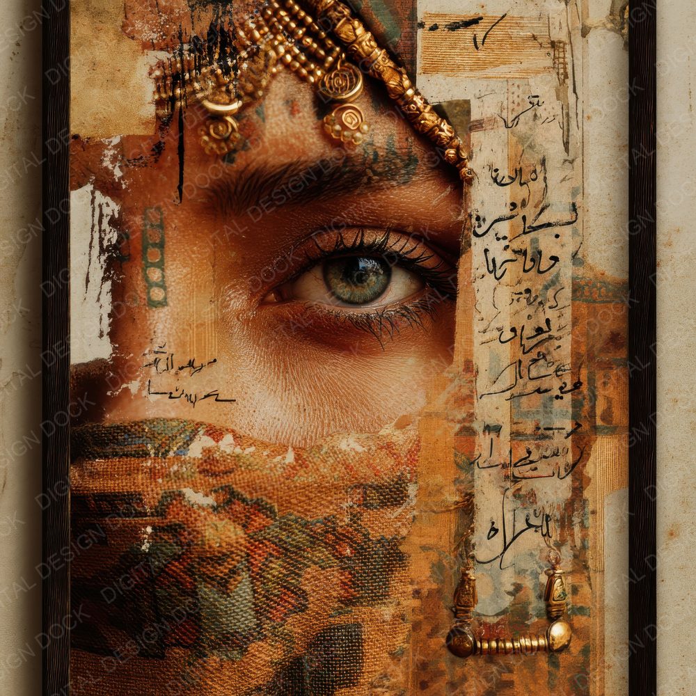 Collage Marrakech Mosaic Gaze Digital Paper Pack (DDD001096)
