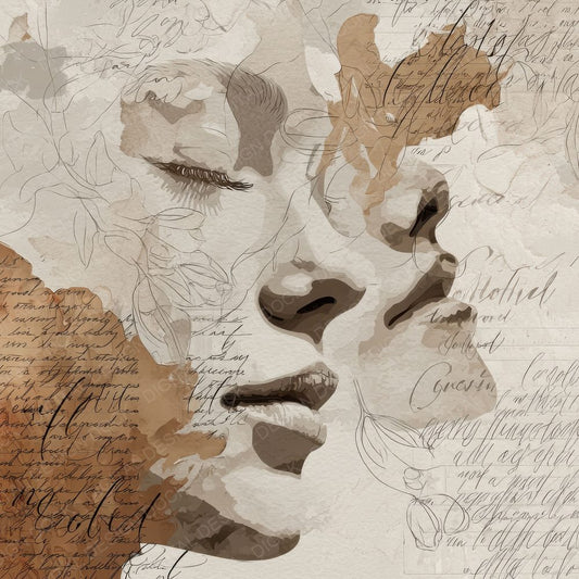 Collage Serenity Cloud Trace Digital Paper Pack (DDD001152)