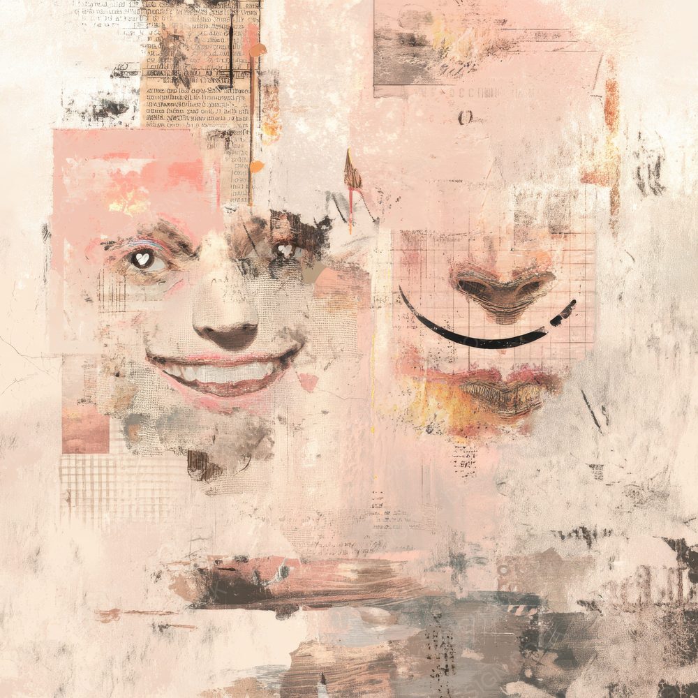 Collage Soft Joy Pieces Digital Paper Pack (DDD001158)