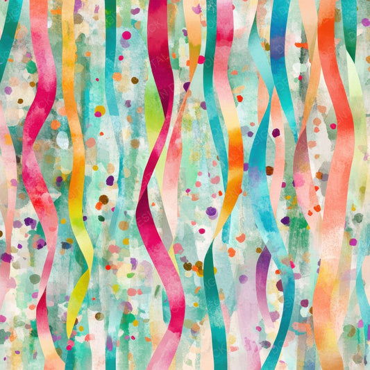 Confetti Explosion Party Background Digital Paper Pack (DDD001223)