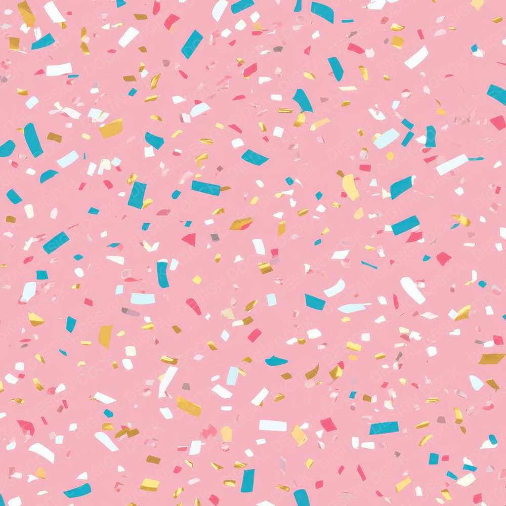 Confetti Party Background Digital Paper Pack (DDD001224)