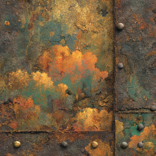 Copper Brass Rivet Texture Digital Paper Pack (DDD001232)