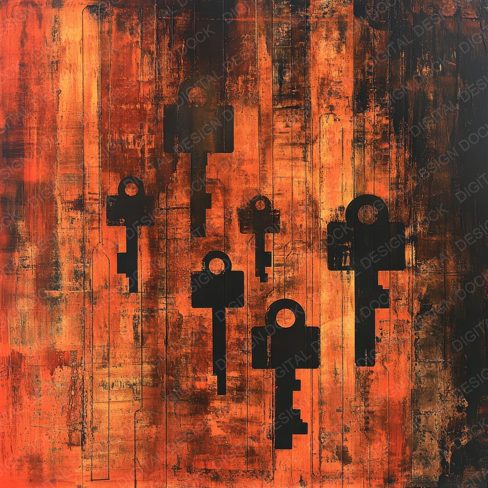 Copper Key Burn Digital Paper Pack (DDD001234)