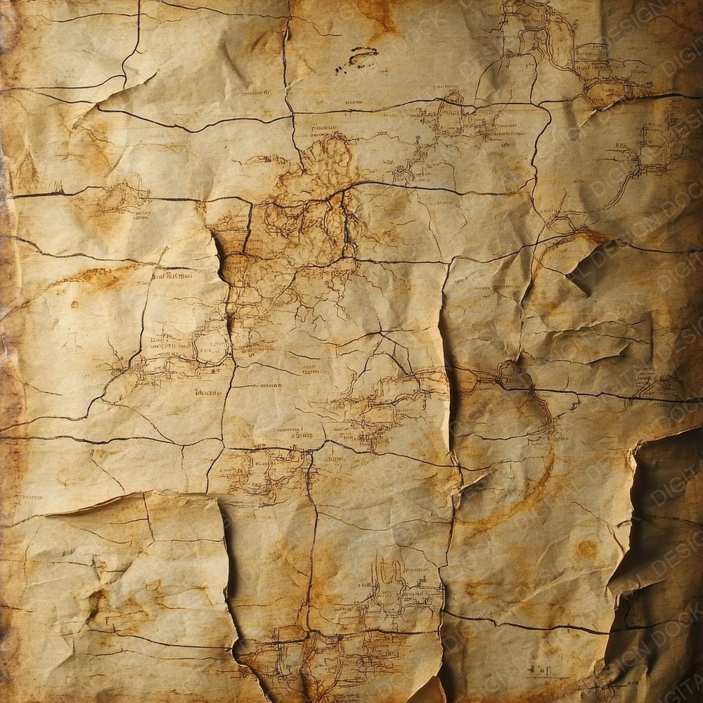 Corroded Desert Nomad Maps Digital Paper Pack (DDD001264)